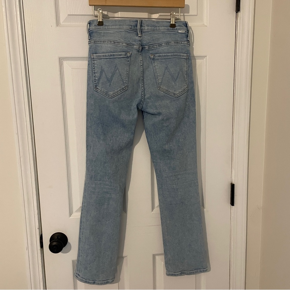MOTHER Insider flood jeans in Tea Time wash size 28 - Picture 7 of 11